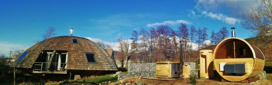 Au-Dela Des Nuages, Maison D'Hotes Insolite & Spa Aubessagne Buitenkant foto