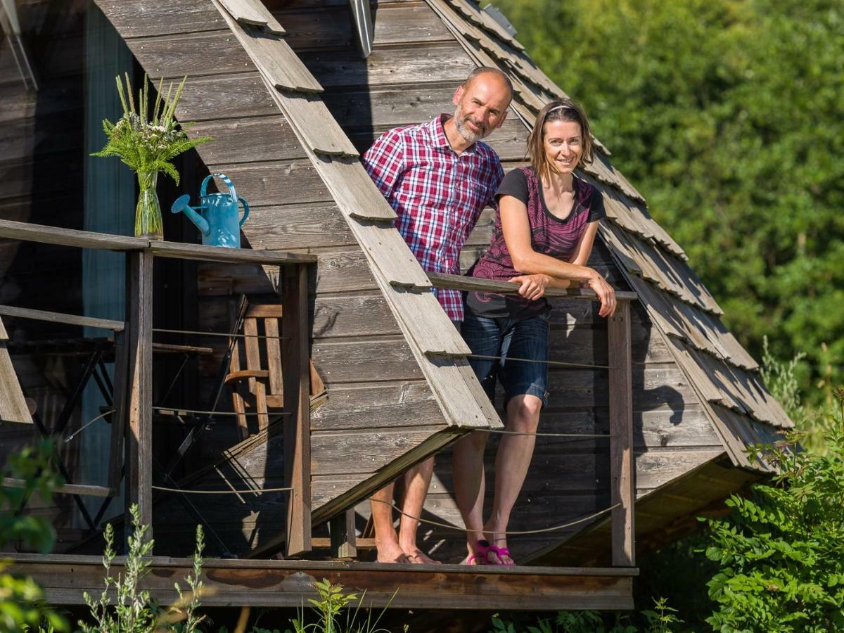 Au-Dela Des Nuages, Maison D'Hotes Insolite & Spa Aubessagne Buitenkant foto